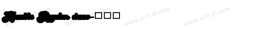 Hamble Regular demo字体转换